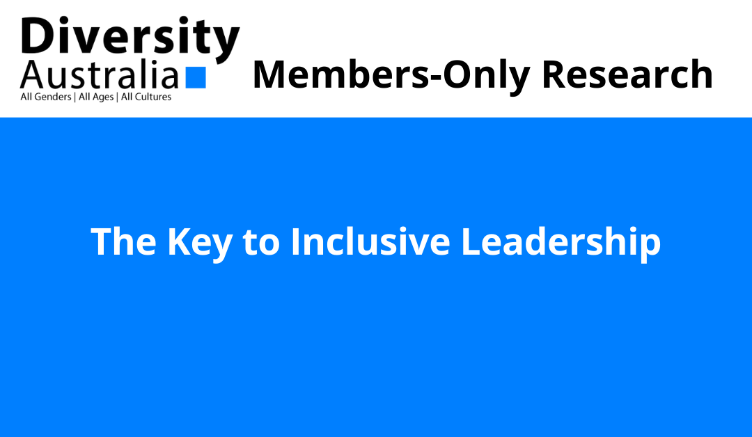 The Key to Inclusive Leadership