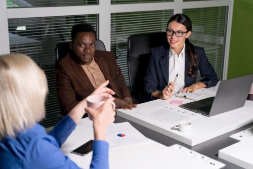 Embracing Neurodiversity in the Legal Profession: Diverse team members collaborating in an inclusive office environment