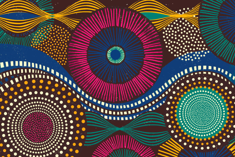 african tribal pattern background colorful tone 1 scaled