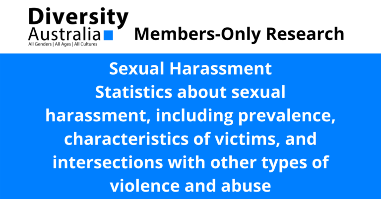 Statistics about sexual harassment