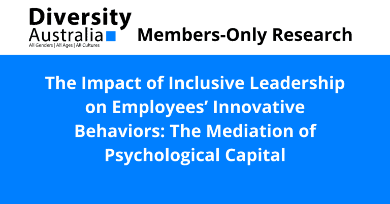 The Mediation of Psychological Capital