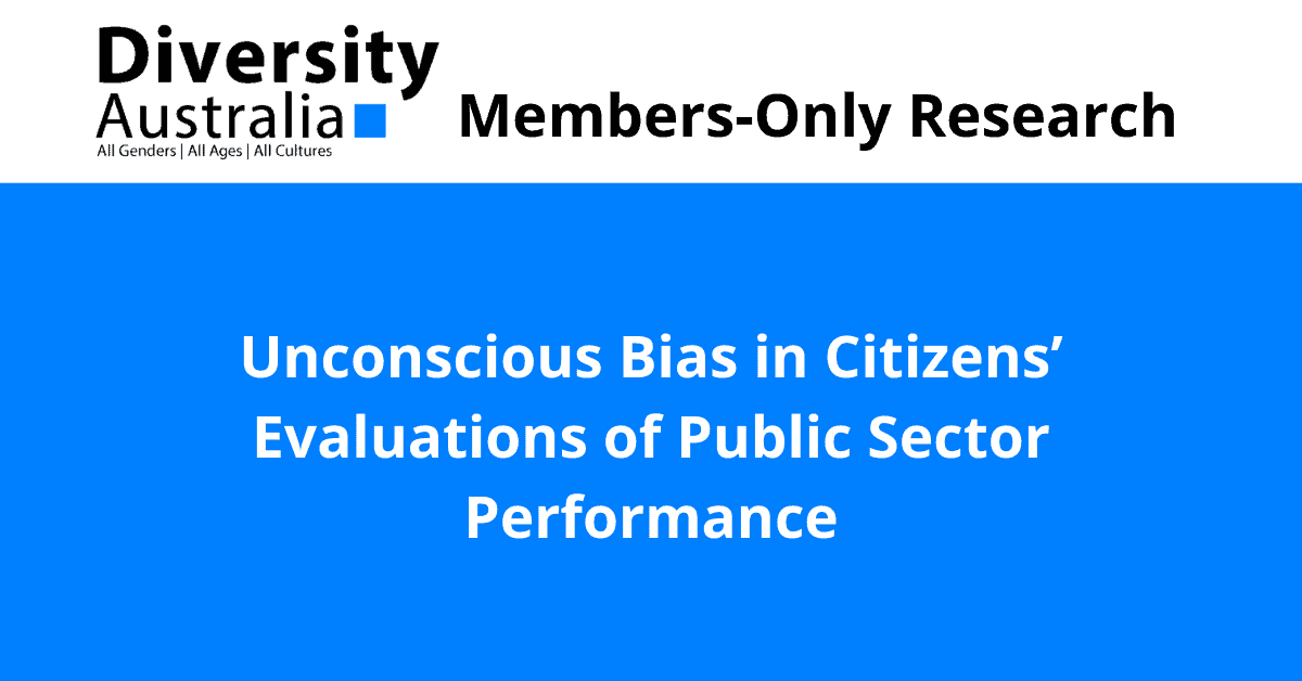 Unconscious Bias in Citizens